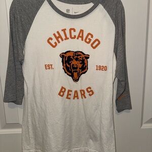 Nike Chicago Bears 3/4 Raglan Tee